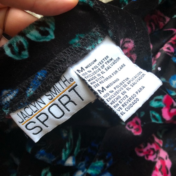 Velvet floral Sweater - Picture 6 of 7